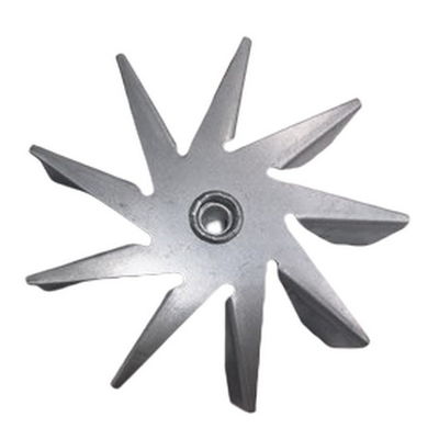 114 mm de diamètre ventilateur de cheminée 9 lames feuille galvanisée pour poêle à granulés