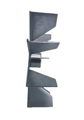 114 mm de diamètre ventilateur de cheminée 9 lames feuille galvanisée pour poêle à granulés