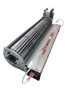 Ventilateur à débit croisé de 27 W avec élément de chauffage PTC pour 120 V 60 Hz